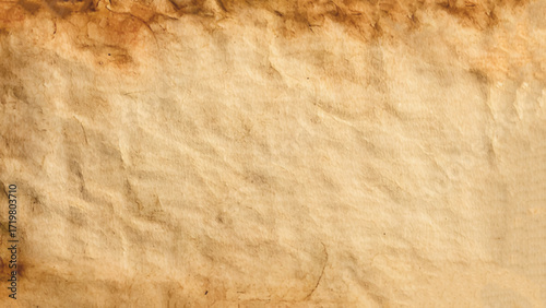 Brown Vintage Crumpled Paper Texture Background. Paper Overlay. Vector design.