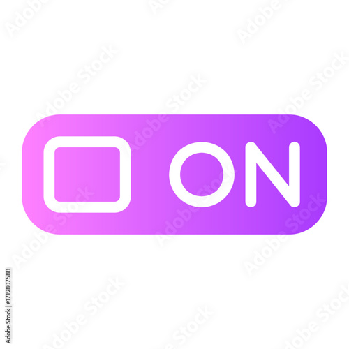 on gradient icon