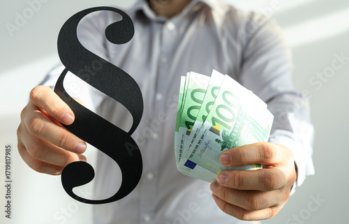 Image of hands holding euro...