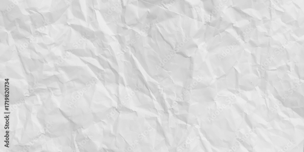 Naklejka premium Paper texture Crumpled White.Top view.