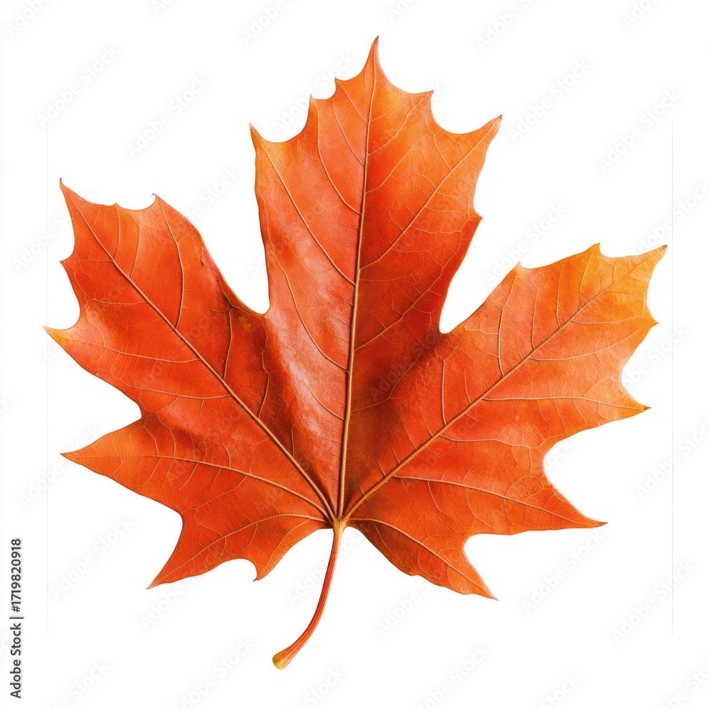 Fototapeta premium Maple leaf photography illustration decoration.