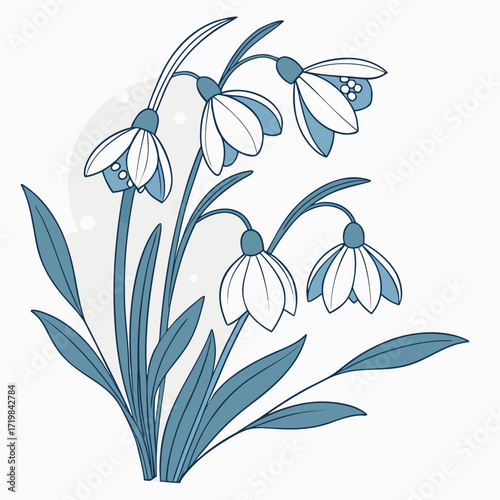 I hope this sentence works for your needs! Is there a particular style of illustration or pattern you're looking to name, like a specific vector art style or a more traditional vintage design?