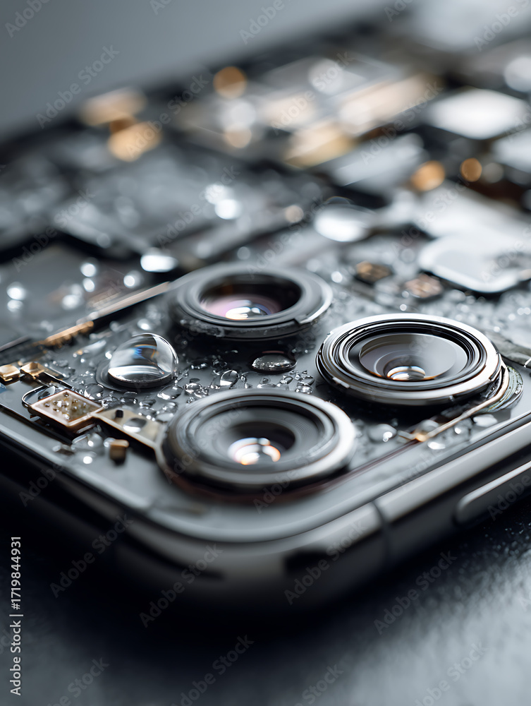 custom made wallpaper toronto digitalDisassembled smartphone camera module