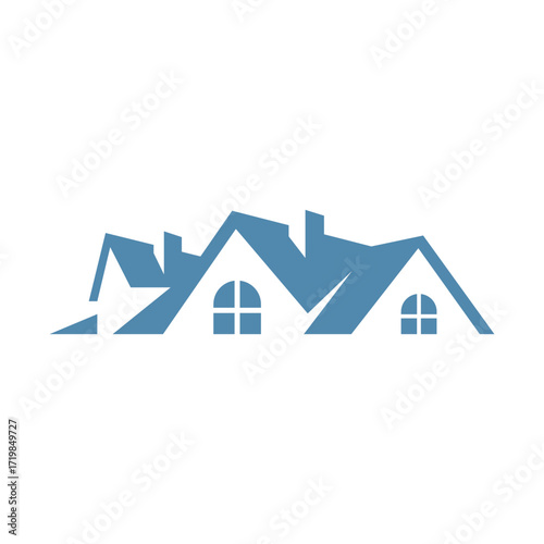 real estate home house abstract logo modern style