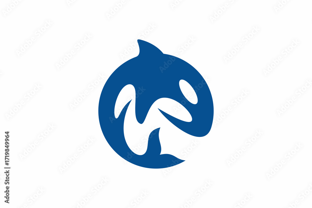 Obraz premium Orca Logo 