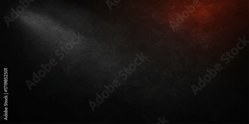 Blank textured blackboard surface with a dark grunge concrete pattern and vintage light gray backdrop