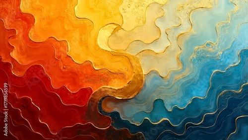 Artistic creation of color patterns