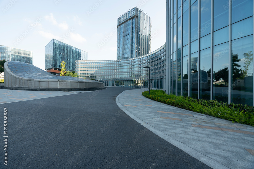 Fototapeta premium Park forests in technology parks