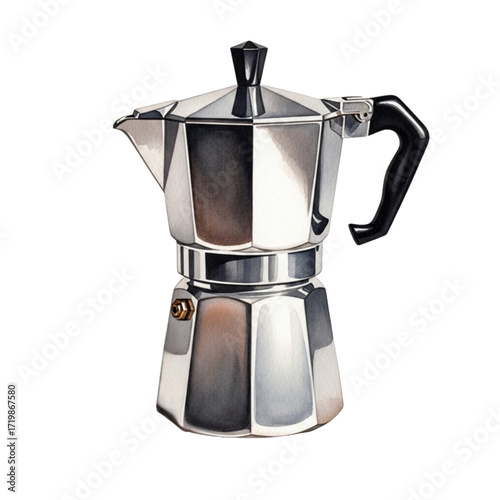 coffee maker isolated on white