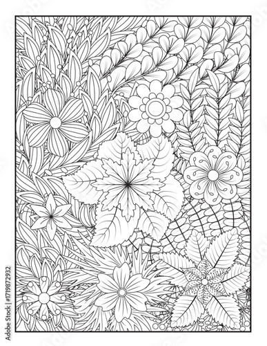 Zentangle Coloring Pages | Relaxing Stress Relief Coloring Book for Adults | Intricate Abstract Patterns.