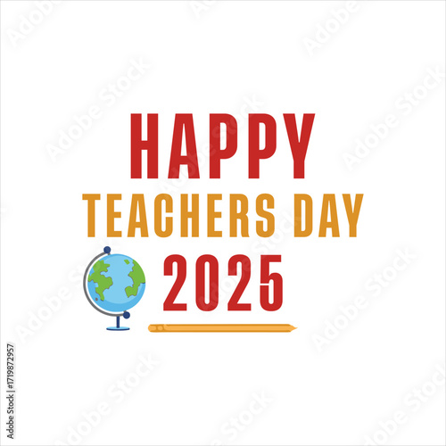 happy teacher day 2025 t shirt design