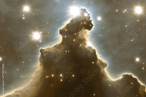 Cosmic cloud formation, star clusters, nebula