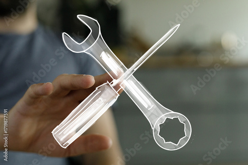 Image of hand interacting w...