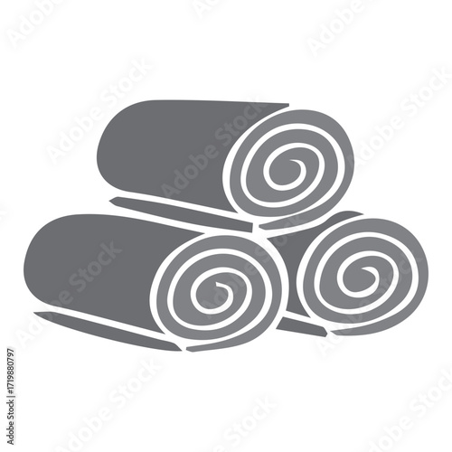 Spa Towels Stack Icon