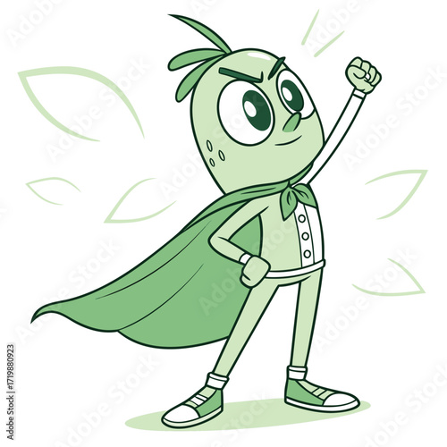 green pea general vector design.