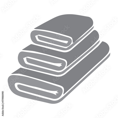 Folded Towels Stack