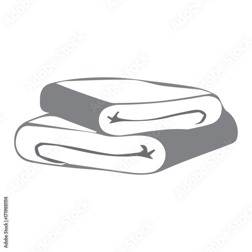 Folded Towels Icon