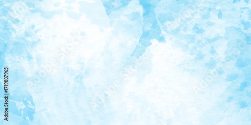 Blue sky and white cloudy, beautiful white clouds in the blue sky background,  blue sky light effect on the background winter morning snow pattern, Illustration of sky clouds vector, 