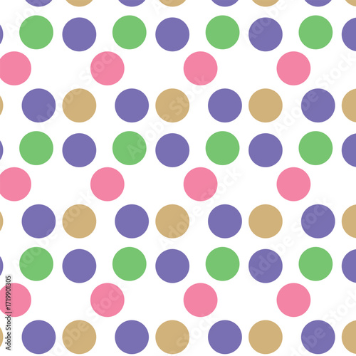colorful polka dots background