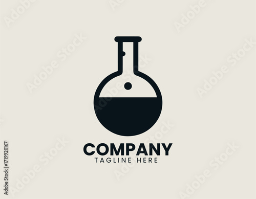 Magic Potion Bottle Illustration