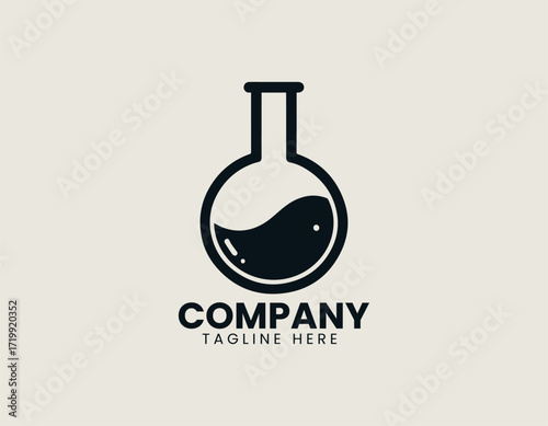 Magic Potion Bottle Illustration