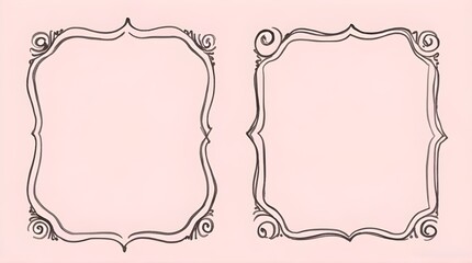 vintage floral frame