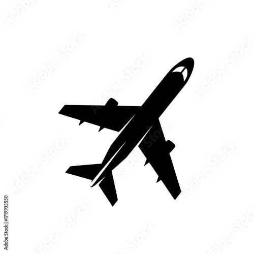 An airplane soars across the canvas, its silhouette a symbol of global connectivity and the boundless spirit of exploration and travel.
