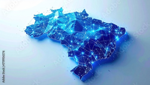 Brazil map network technology