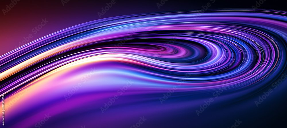 Fototapeta premium Vibrant purple blue swirl abstract background pink color design
