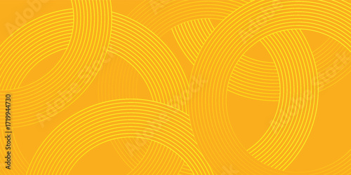Pasta background, spaghetti abstract geometric pattern. Macaroni yellow poster. Wavy abstract pattern.