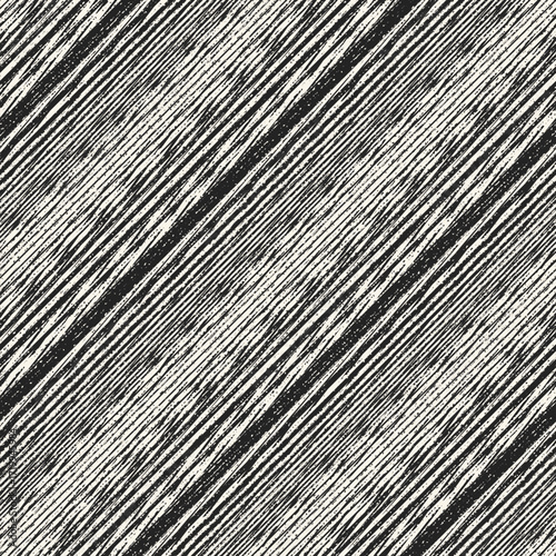 Monochrome Slanted Wood Grain Broken Stripes Pattern