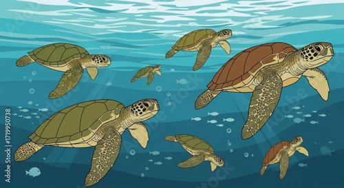 green sea turtle