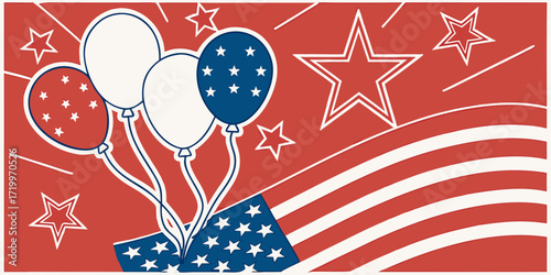 Create a vibrant Labor Day Sale banner. Use a bold red background with starburst or radial light effects. Include the text 'LABOR DAY SALE' in large, bold white letters at the center. Surround the tex