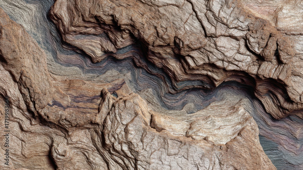 Obraz premium layered rock texture abstract nature