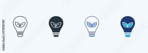 Green Energy Multiple Style Icon Collection