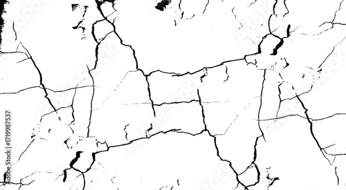 pattern of white abstract cracked