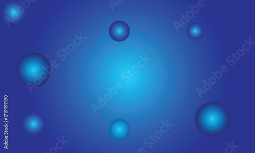 Blue gradient abstract background design with colorful shape for banner template Victor