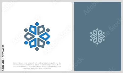 Human resources concept, target market and audience, focus group, public relations, vector icon - Vector	
