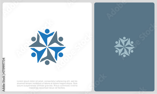 Human resources concept, target market and audience, focus group, public relations, vector icon - Vector	
