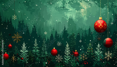 Enchanted Christmas Forest A Winter Wonderland of Festive Cheer