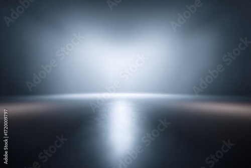 A contemporary, empty gray and silver room background suitable for product showcase or mockup use, featuring a clean, modern studio space designed to enhance visual appeal and focus on your products.