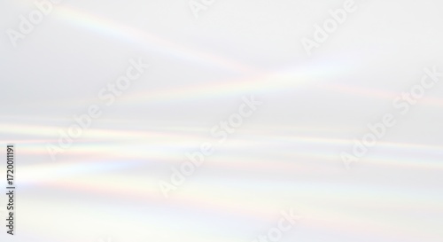 Wallpaper Mural 柔らかな光が織りなす白銀の抽象画 虹色に輝く繊細なテクスチャ. AI Generated Torontodigital.ca