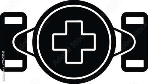 Critical care vector icon.