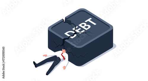 Understanding the crushing weight of insurmountable debt and its impact on individuals.