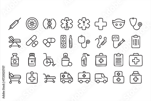 Pharmacy and medical care vector illustrations for healthcare and clinic branding
