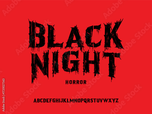 Darkside Horror Font Uppercase