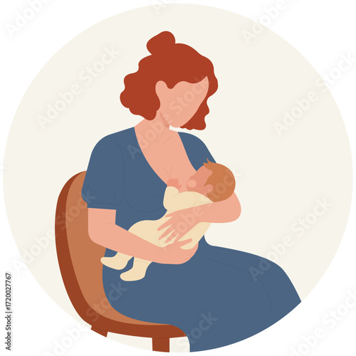 A Mother Breastfeeding Her Baby
