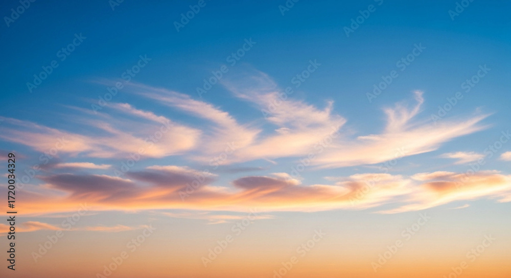 Obraz premium Dramatic Sunset Clouds Sky Photography