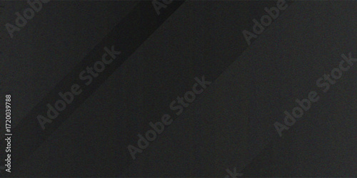 Grey abstract curved wavy lines on black background. Black background with line curve design. Blurred black silk fabric. Iridescent and shining like a star in the night sky, It has a taffeta-like body