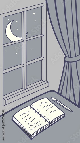 interior of a bedroom with a bed